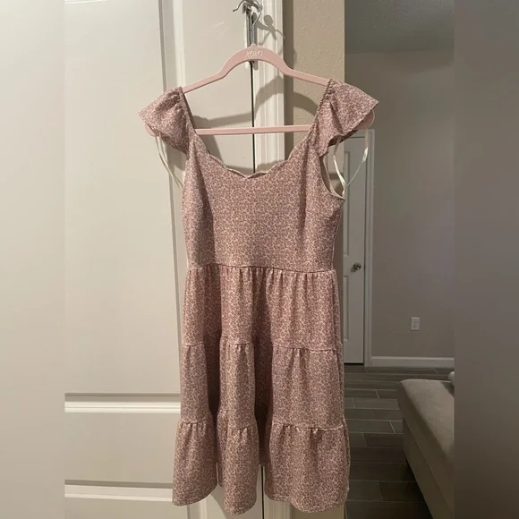 Light pink floral dress - Picture 2 of 2